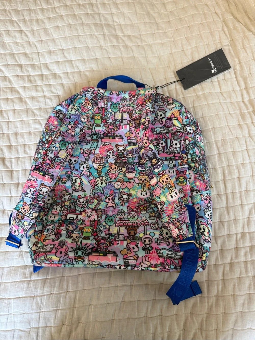 Tokidoki 2023 Comic-Con Exclusive Backpack Cotton Candy Carnival NWT